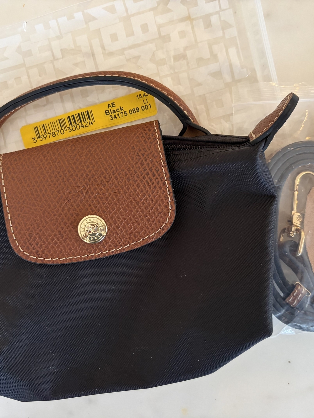 LE PLIAGE ORIGINAL POUCH Black